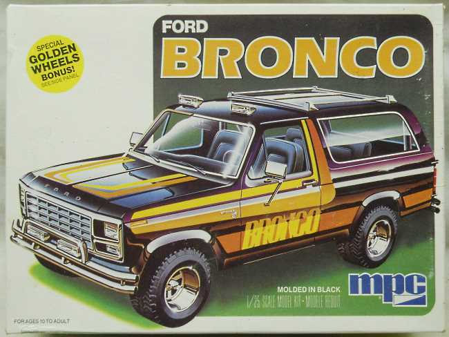 MPC 1/25 Ford Bronco, 1-0434 plastic model kit